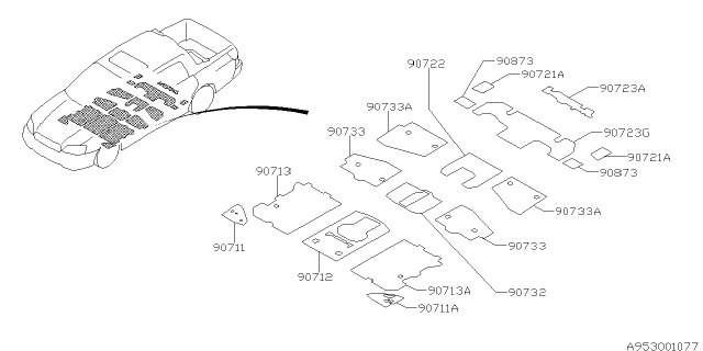 2003 Subaru Outback Silencer Diagram 5