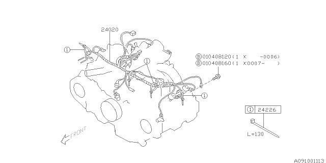 2000 Subaru Legacy Engine Wiring Harness Diagram