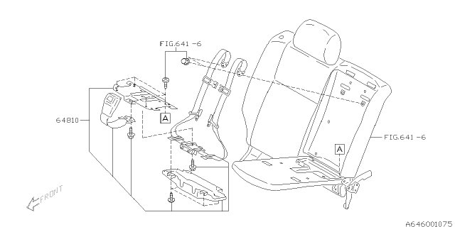 2003 Subaru Legacy Rear Seat Belt Diagram 1