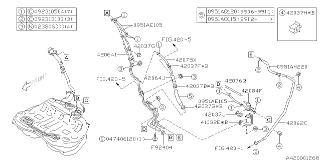 2002 Subaru Outback Fuel Piping Diagram 2