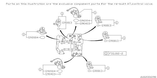 2001 Subaru Outback O Ring Diagram for 806904030