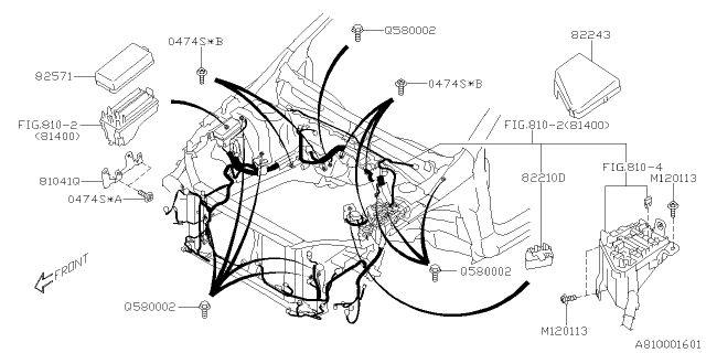 2020 Subaru Crosstrek Slow Blow Fuse Diagram for 82211FL010