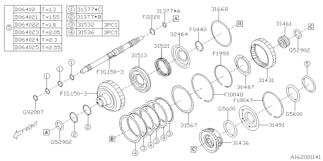 2019 Subaru Crosstrek Planetary Diagram 2