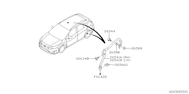 2019 Subaru Crosstrek Brake Piping Diagram 3