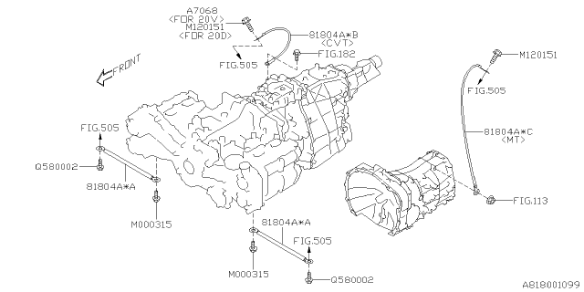 2020 Subaru Crosstrek Cord - Another Diagram