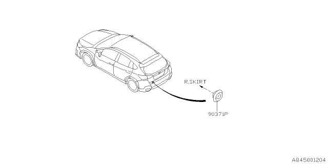 2020 Subaru Crosstrek Lamp - Fog Diagram 2