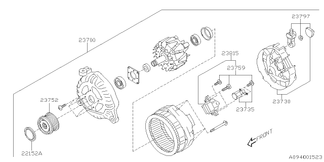 2020 Subaru Crosstrek Alternator Diagram 3