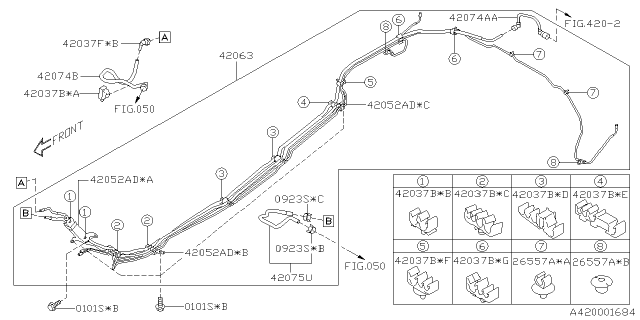 2020 Subaru Crosstrek Fuel Piping Diagram 3