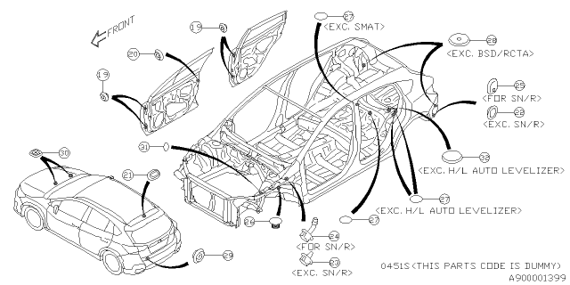 2020 Subaru Crosstrek Plug Diagram 4