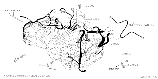 2021 Subaru Crosstrek Engine Wiring Harness Diagram 4