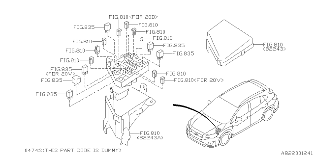 2021 Subaru Crosstrek Fuse Box Diagram 1