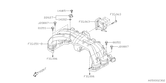 2020 Subaru Crosstrek Intake Manifold Diagram 10