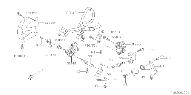 2020 Subaru Crosstrek Bolt FLG 6X20 Diagram for 901000416