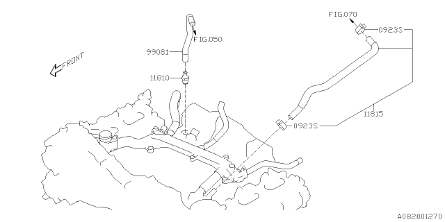 2018 Subaru Crosstrek Emission Control - PCV Diagram 1