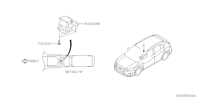 2021 Subaru Crosstrek Parking Brake System Diagram 2