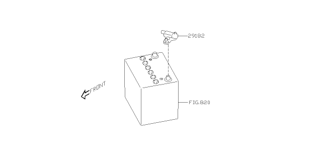 2018 Subaru Crosstrek Sensor-Battery Diagram for 29182AA031