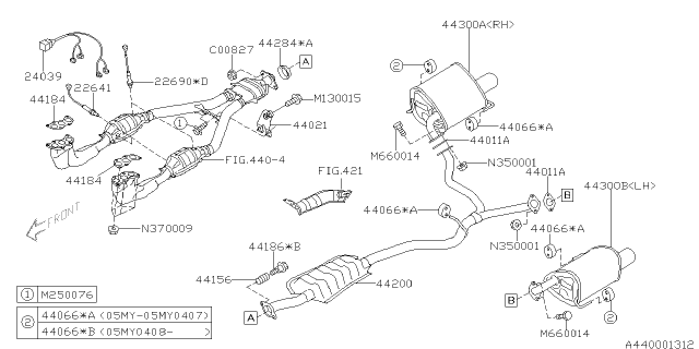 2007 Subaru Outback Exhaust Diagram 7