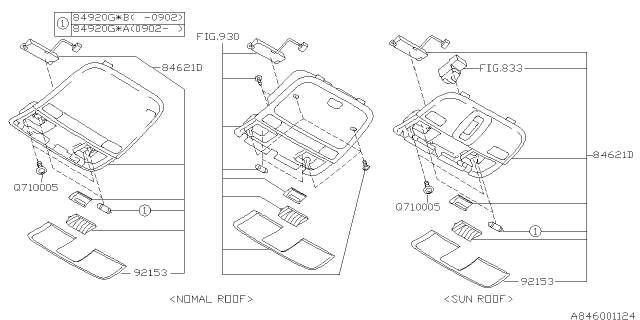 2006 Subaru Legacy Lamp - Room Diagram 4