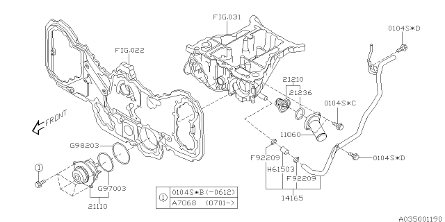 2007 Subaru Outback Water Pump Diagram 3