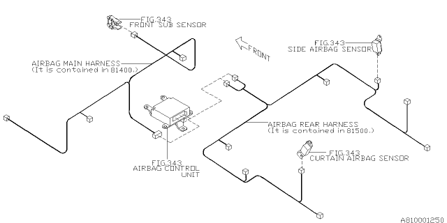 2005 Subaru Legacy Wiring Harness - Main Diagram 1