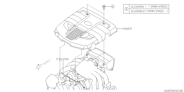 2006 Subaru Outback Cover - Engine Diagram 2