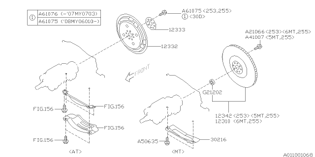 2007 Subaru Outback Flywheel Diagram 2