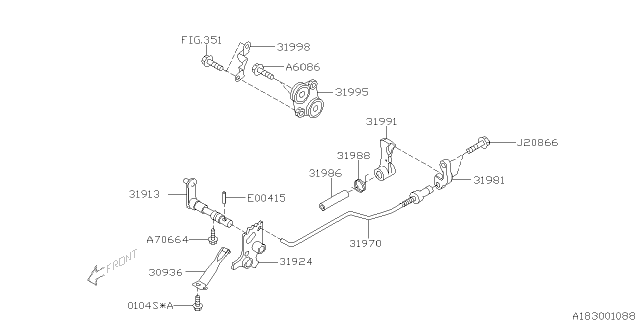 2006 Subaru Legacy Control Device Diagram 1