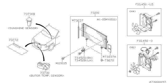 2007 Subaru Outback Air Conditioner System Diagram 1