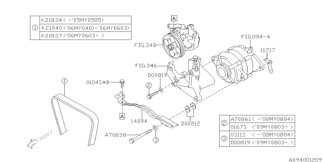 2005 Subaru Legacy Alternator Diagram 2