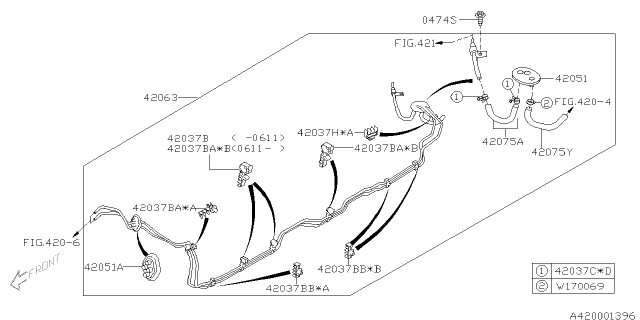 2005 Subaru Outback Fuel Piping Diagram 4