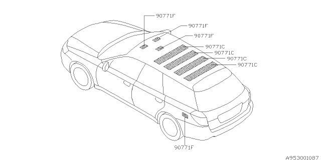 2007 Subaru Legacy Silencer Diagram 2