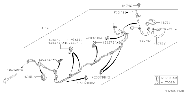 2008 Subaru Outback Fuel Piping Diagram 5