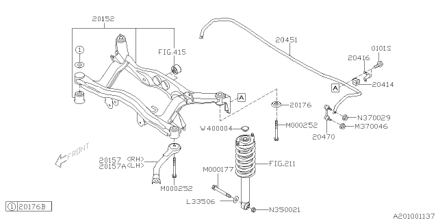 2007 Subaru Legacy Rear Suspension Diagram 6