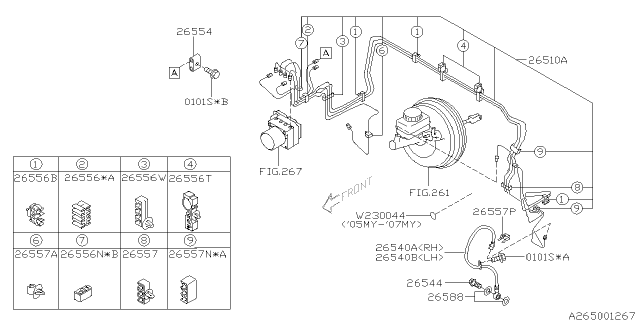 2009 Subaru Outback Brake Piping Diagram 2