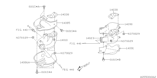 2007 Subaru Outback Exhaust Manifold Diagram 1