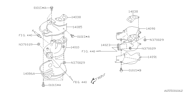 2006 Subaru Outback Exhaust Manifold Diagram 1