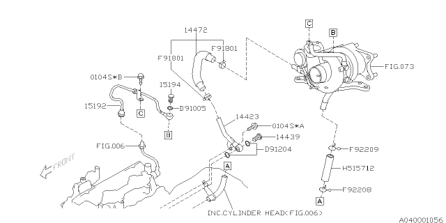 2007 Subaru Outback Turbo Charger Diagram