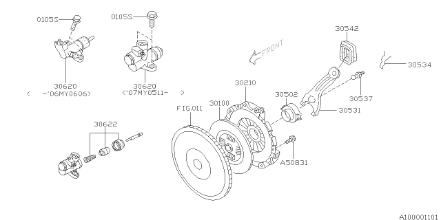 2006 Subaru Legacy Manual Transmission Clutch Diagram 2