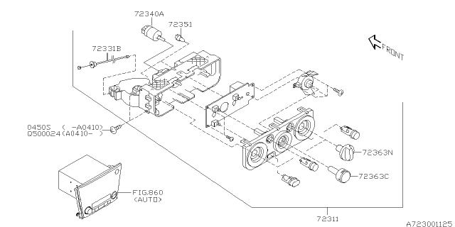 2005 Subaru Legacy Heater Control Diagram