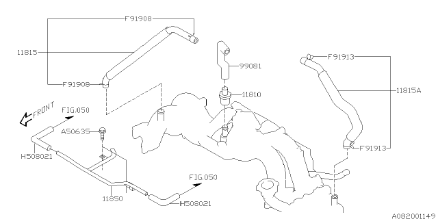 2005 Subaru Legacy Emission Control - PCV Diagram 5