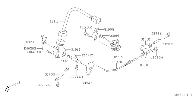 2009 Subaru Outback Control Device Diagram 2