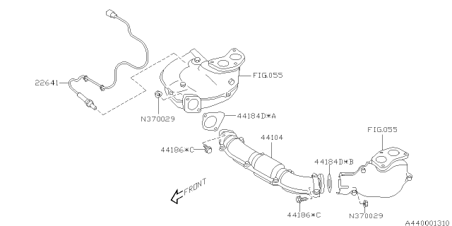 2007 Subaru Outback Exhaust Diagram 2