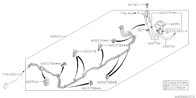 2005 Subaru Legacy Fuel Piping Diagram 3