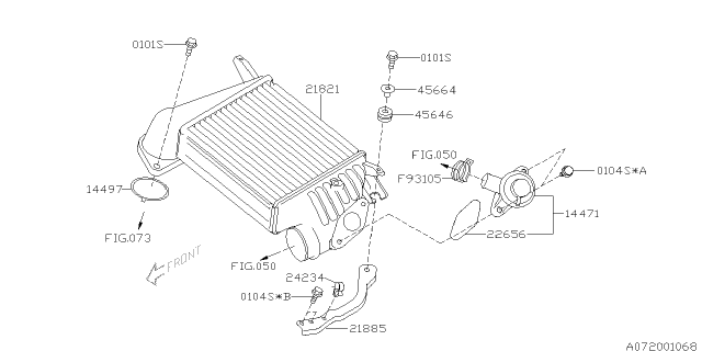 2006 Subaru Legacy Inter Cooler Diagram