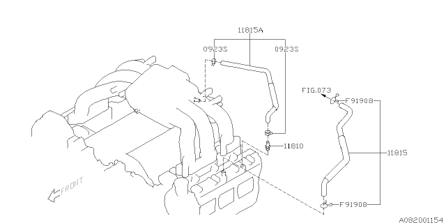 2008 Subaru Outback Emission Control - PCV Diagram 4