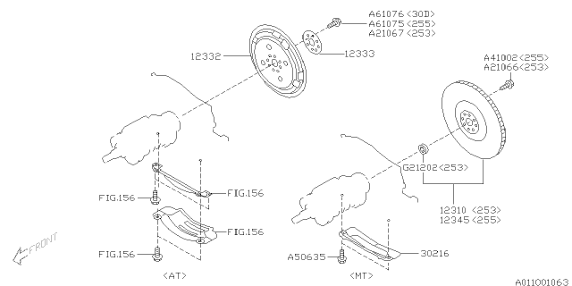 2005 Subaru Outback Flywheel Diagram