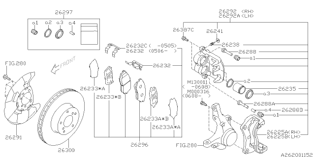 2008 Subaru Outback Front Brake Diagram 2