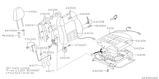 2006 Subaru Outback Front Seat Diagram 6