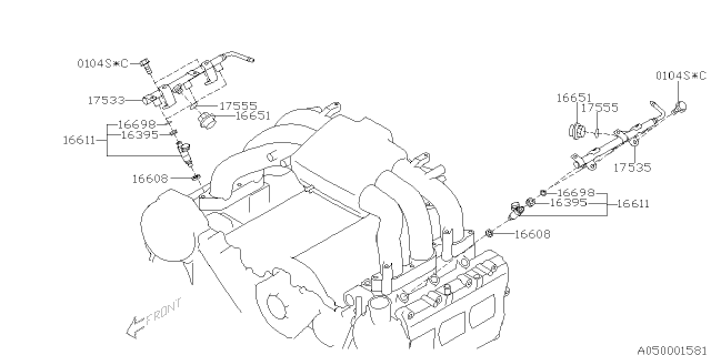 2009 Subaru Legacy Intake Manifold Diagram 6