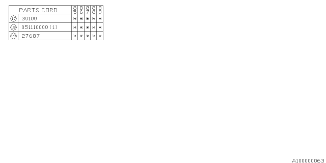 1987 Subaru GL Series Manual Transmission Clutch Diagram 2